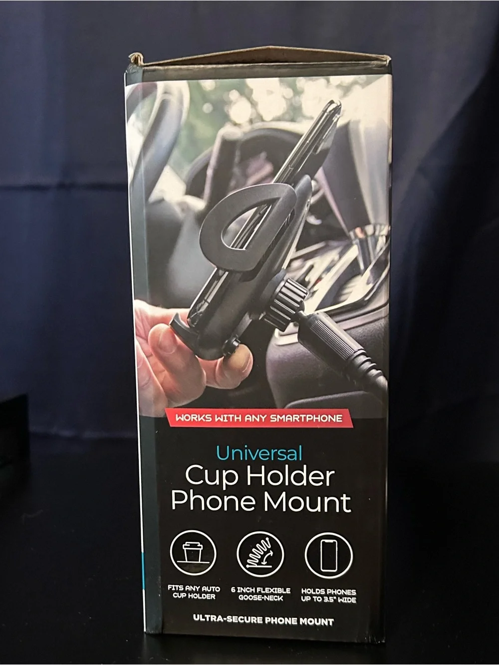 InvenTel Universal Cell Phone Holder - Black